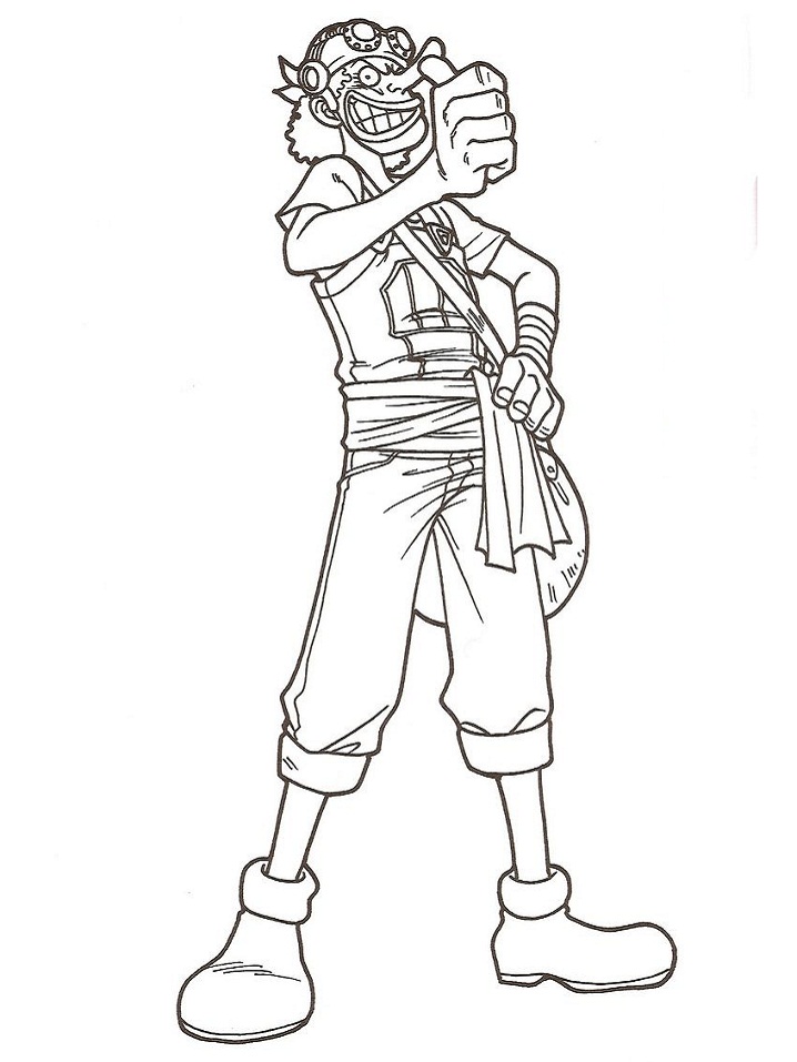 Usopp Coloring Page