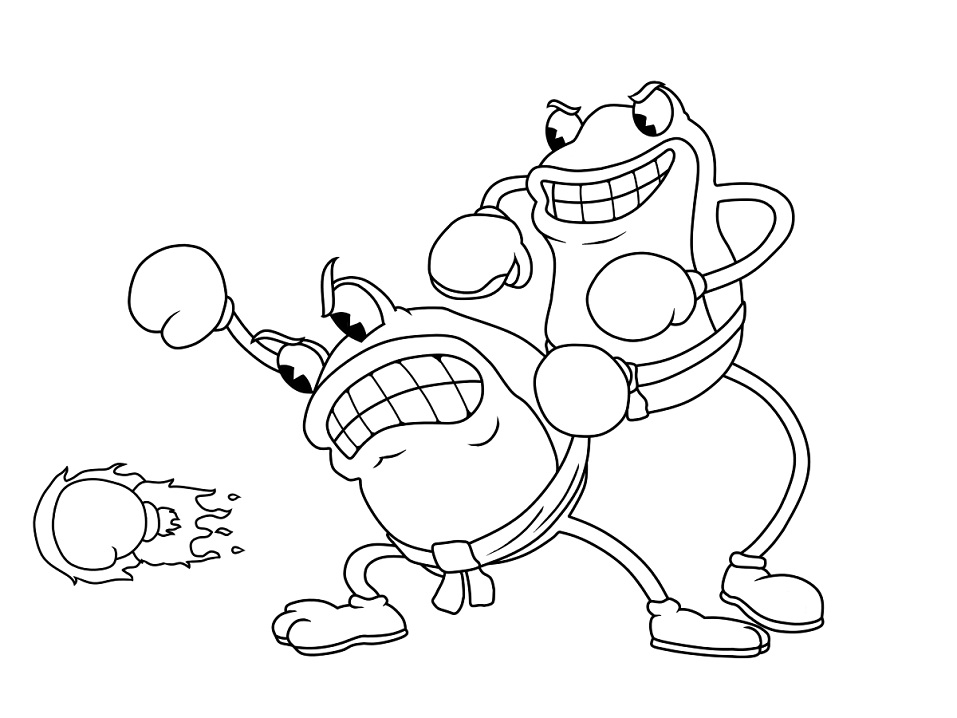 Ribby and Croaks Coloring Page