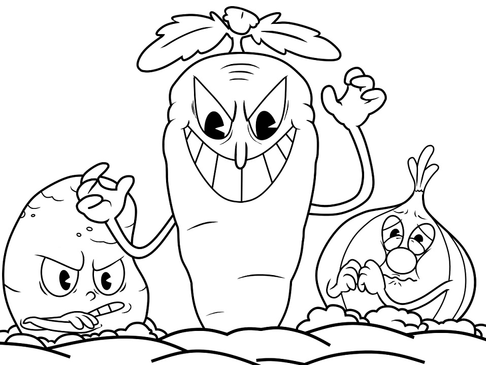 The Root Pack Coloring Page