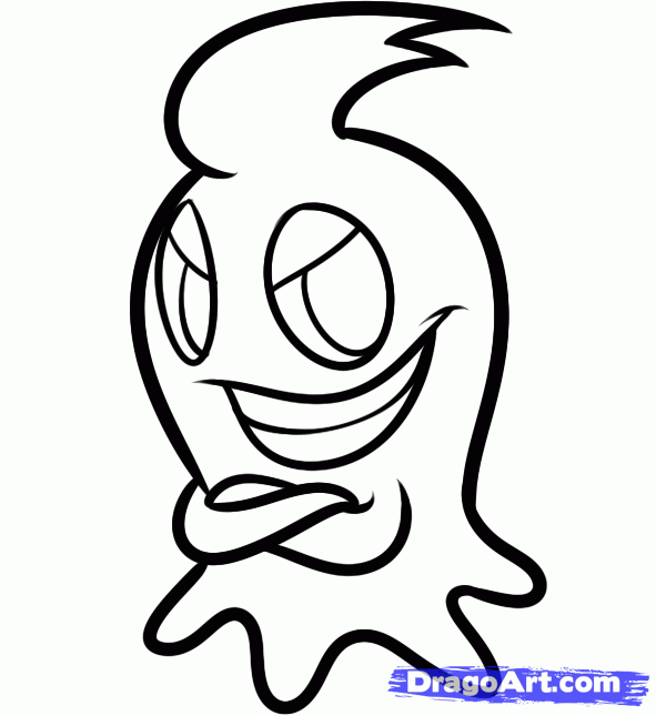 Blinky From Pac Man And The Ghostly Adventures Coloring Pages