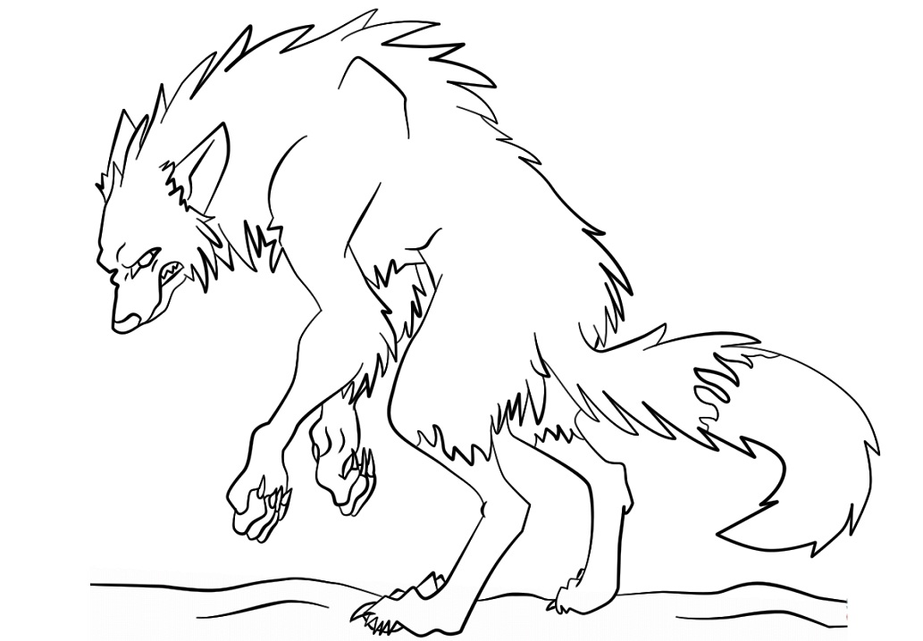 Loup-garou en colère de Werewolf