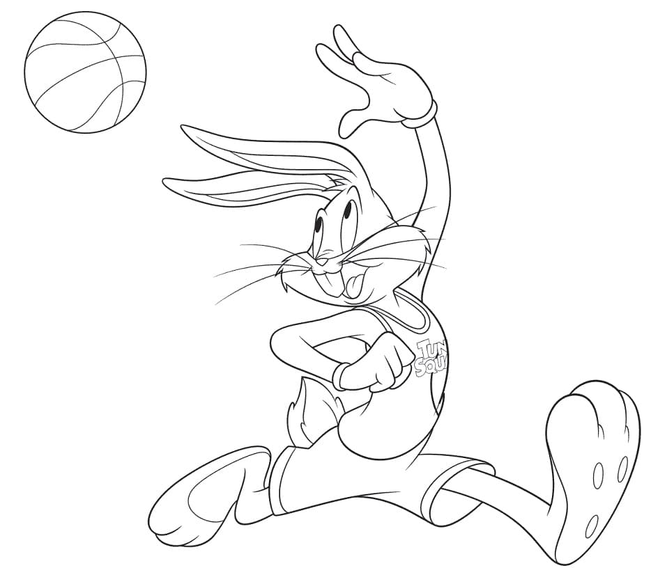 Basket-ball Bugs Bunny de Space Jam