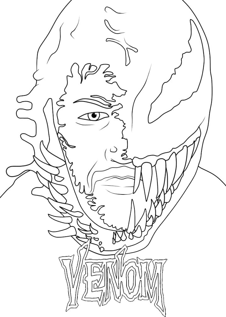 Desenho de Eddie Venom 1 para colorir