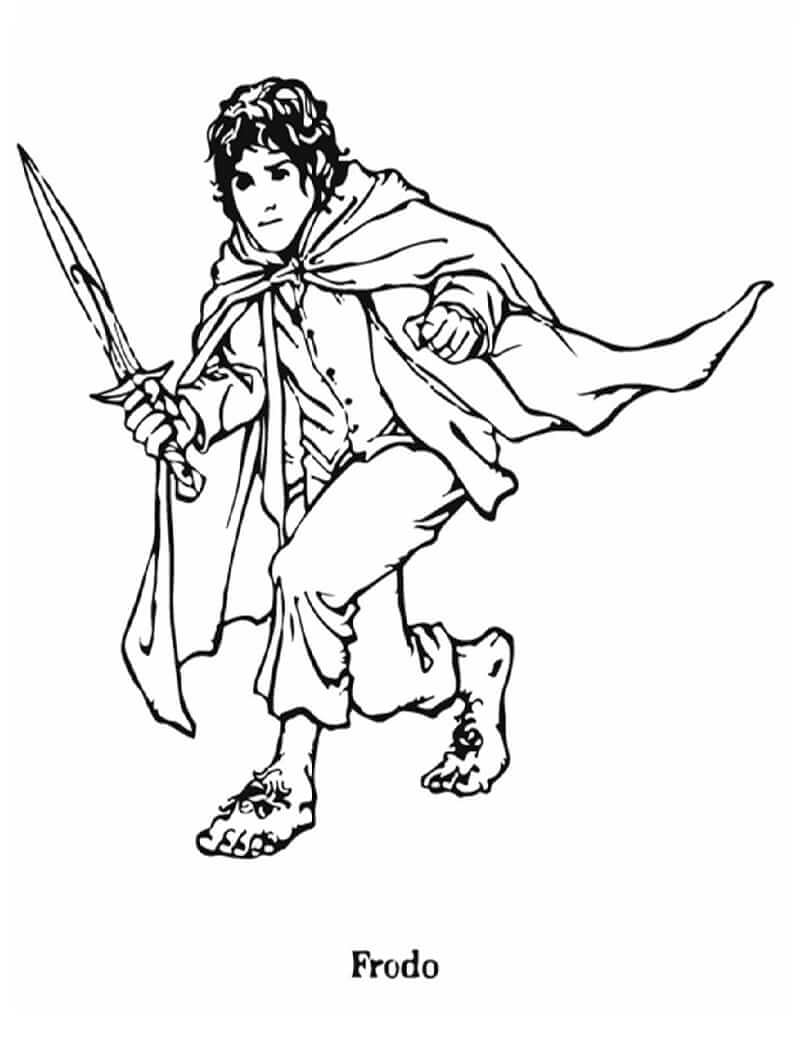 Frodo Baggins uit The Lord of the Rings