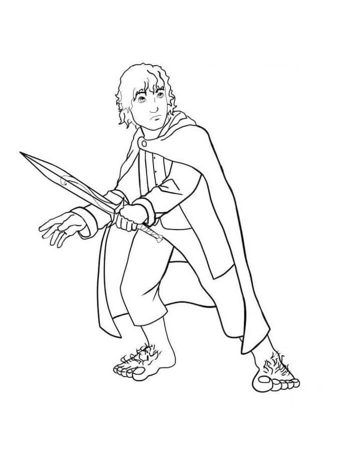 Frodo uit The Lord of the Rings