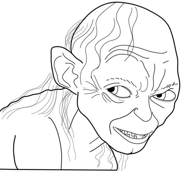 Gollum uit The Lord of the Rings uit The Lord of the Rings
