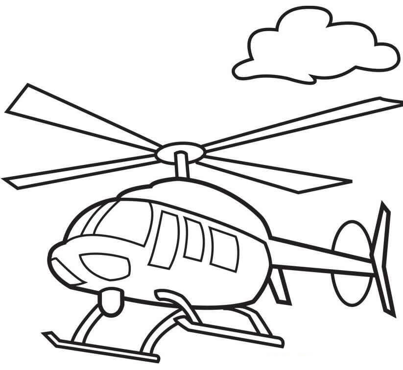 直升机上的直升机图片