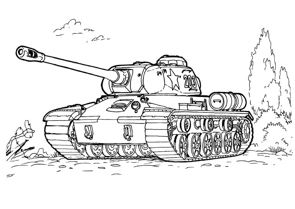 Tanque pesado IS-2 da Tank