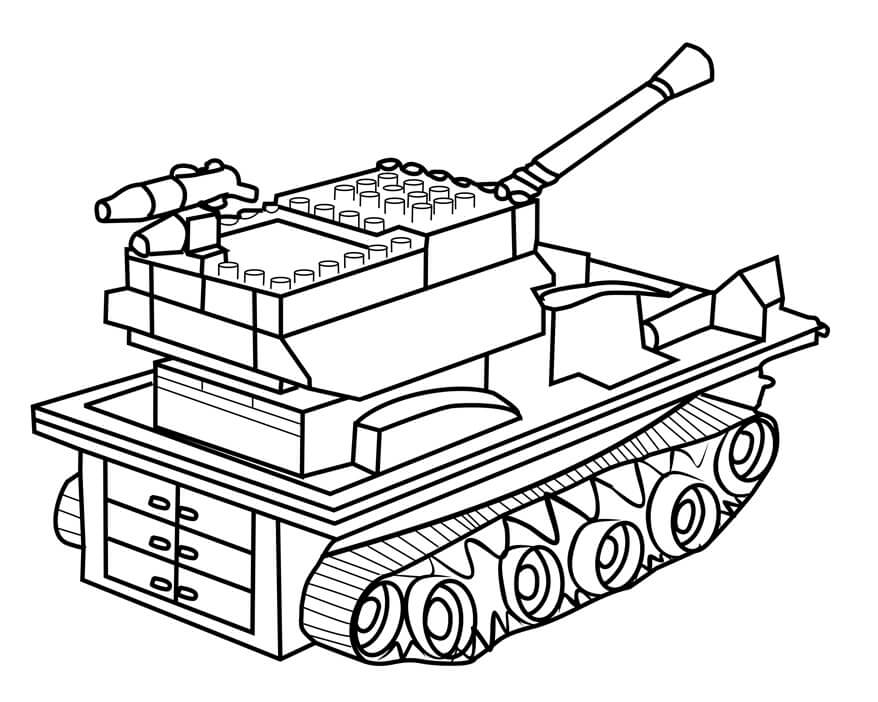 坦克中的乐高坦克