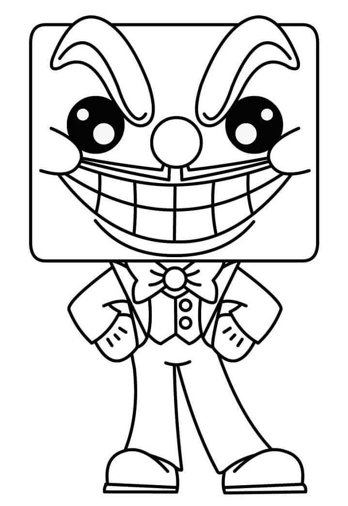 Little King Dice Coloring Page