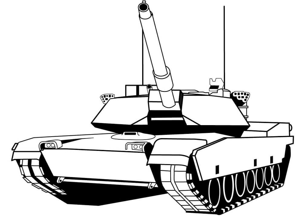 دبابة M1 أبرامز من دبابة