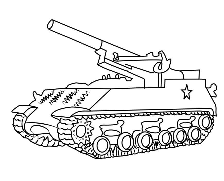 Char de l'armée M43 de Tank