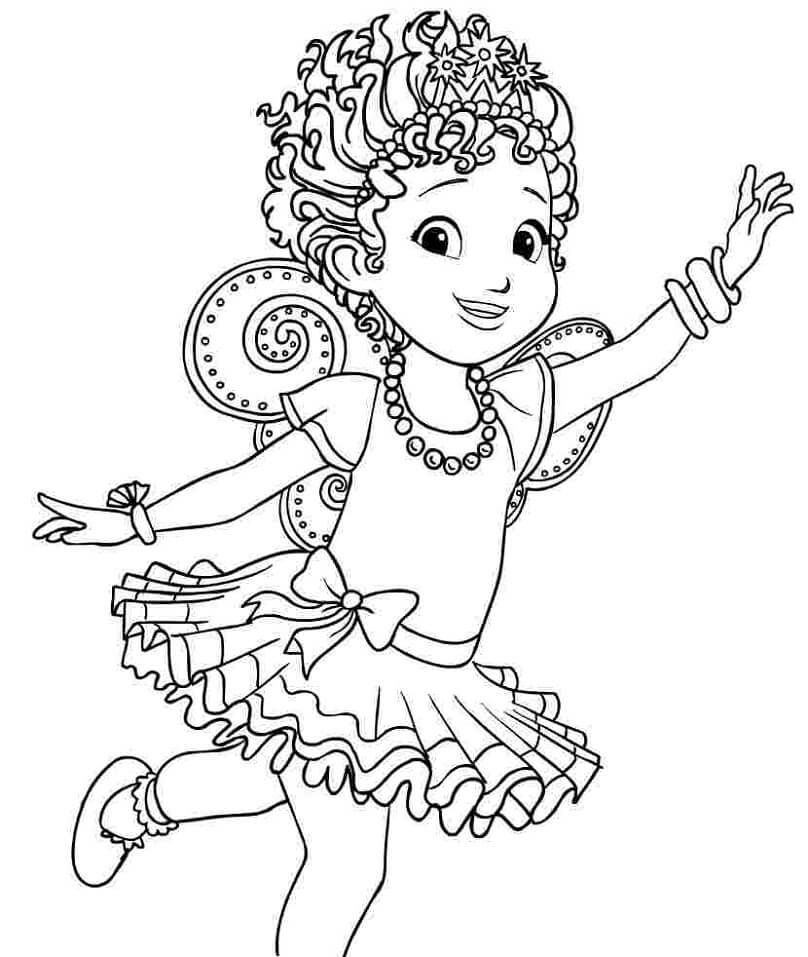 Nice Fancy Nancy Coloring Pages