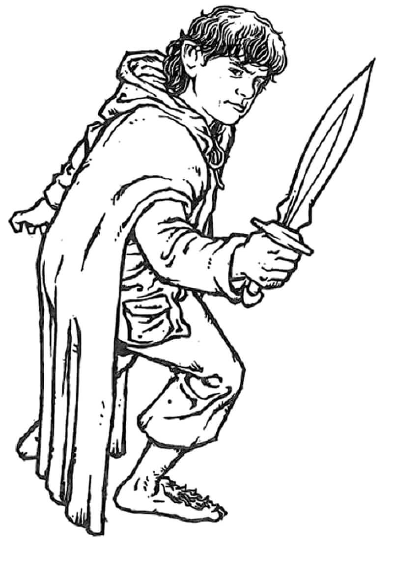 Samwise Coloring Page