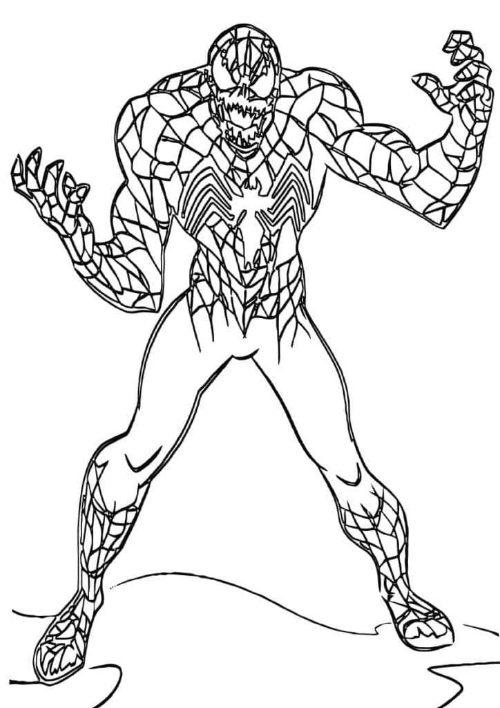 Spiderman Venom Malvorlagen