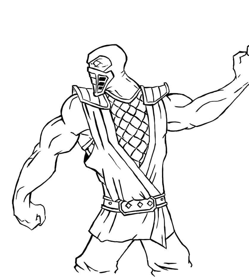 Сильный Саб-Зиро из Mortal Kombat