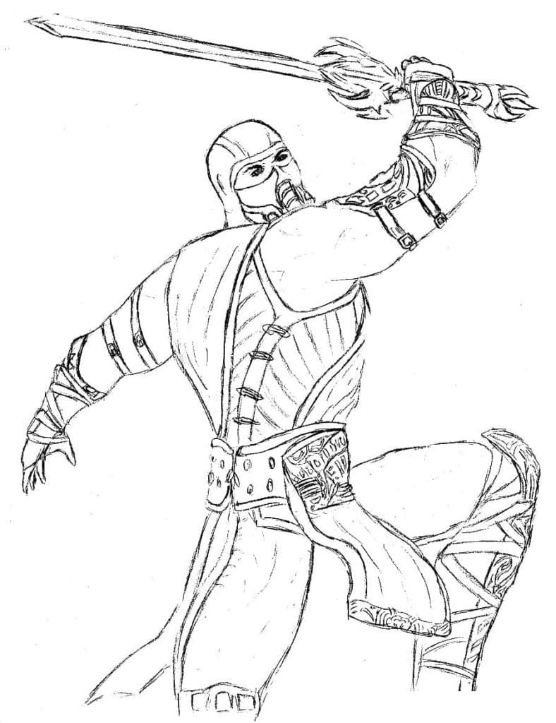 Саб-Зиро МК 3 из Mortal Kombat