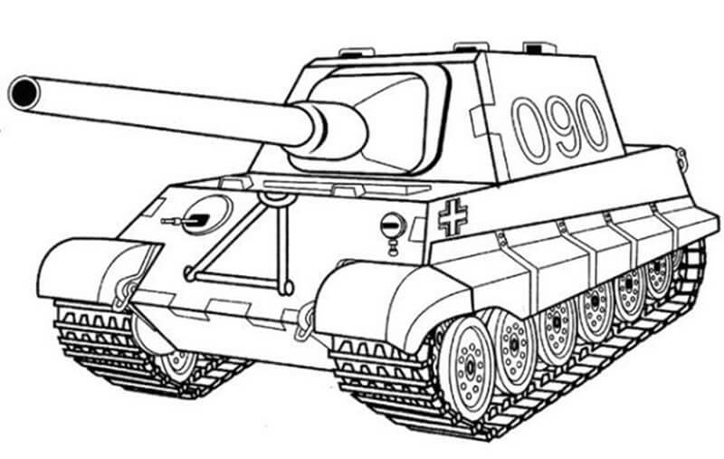 坦克编号 090