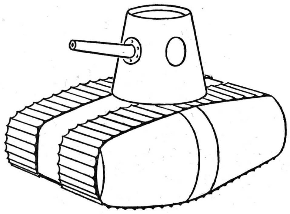 Réservoir de style WW1 de Tank