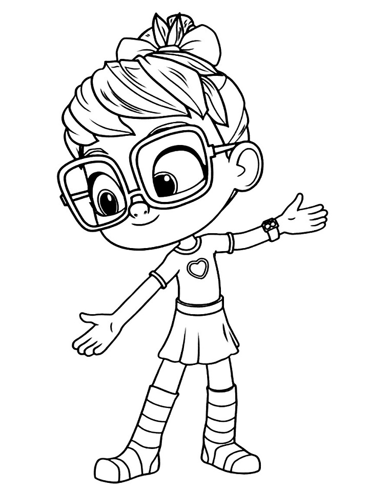 Abby Coloring Page