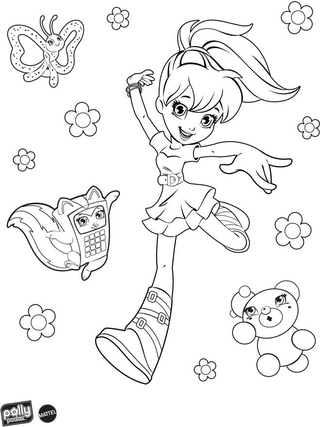 Abby Hatcher Clip Coloring Page