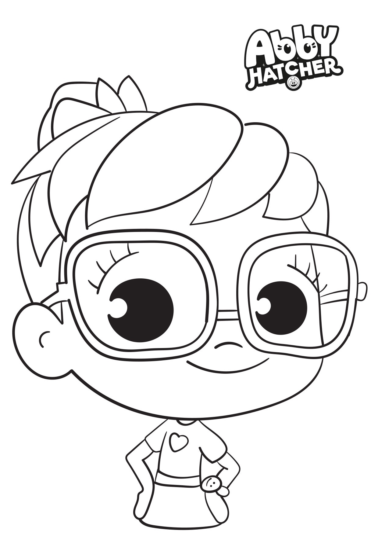 Abby Hatcher Looking Cute Coloring Pages Abby Hatcher Coloring Pages Coloring Pages For Kids And Adults
