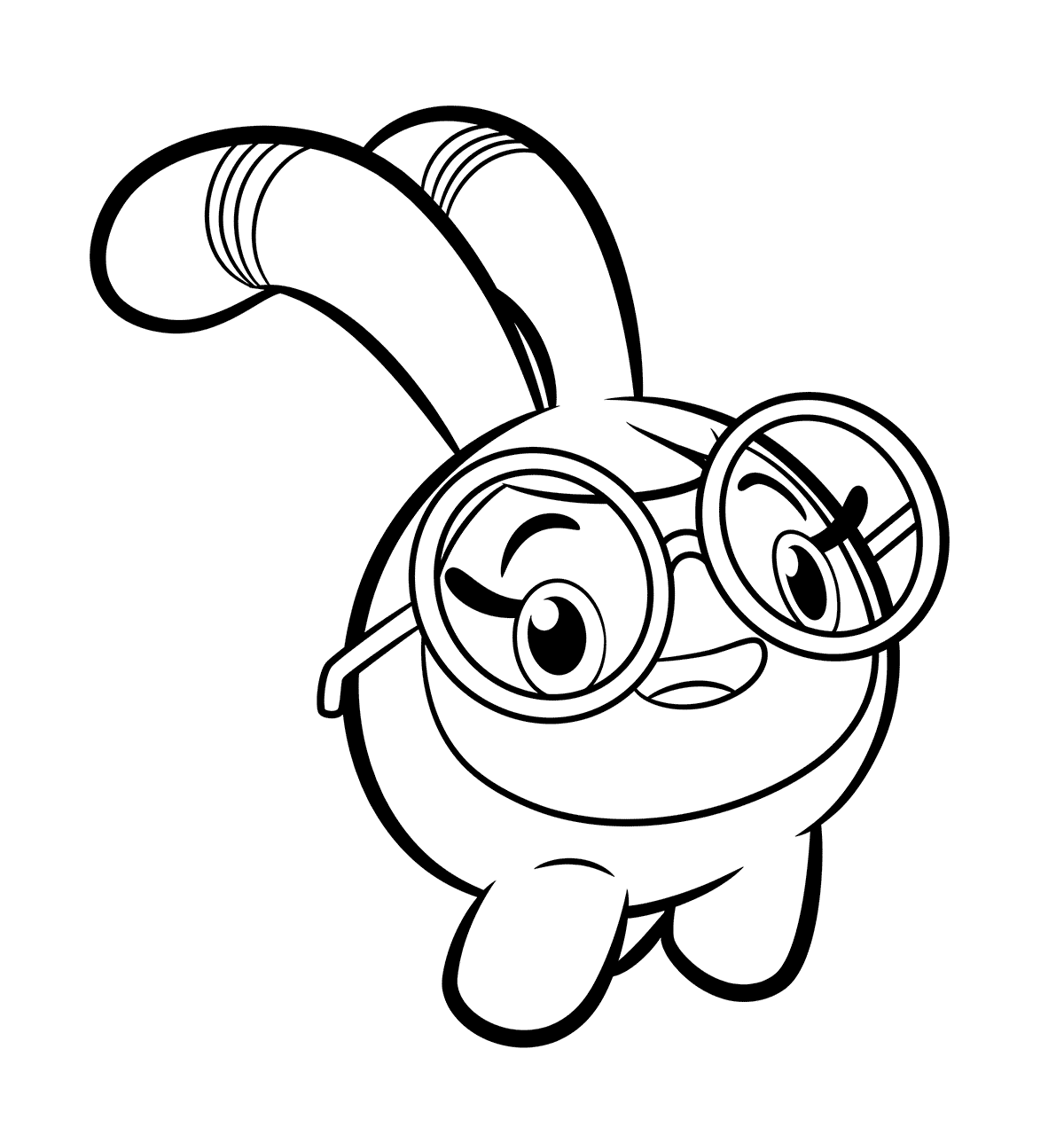 Squeaky Peeper Fa from Abby Hatcher Coloring Pages