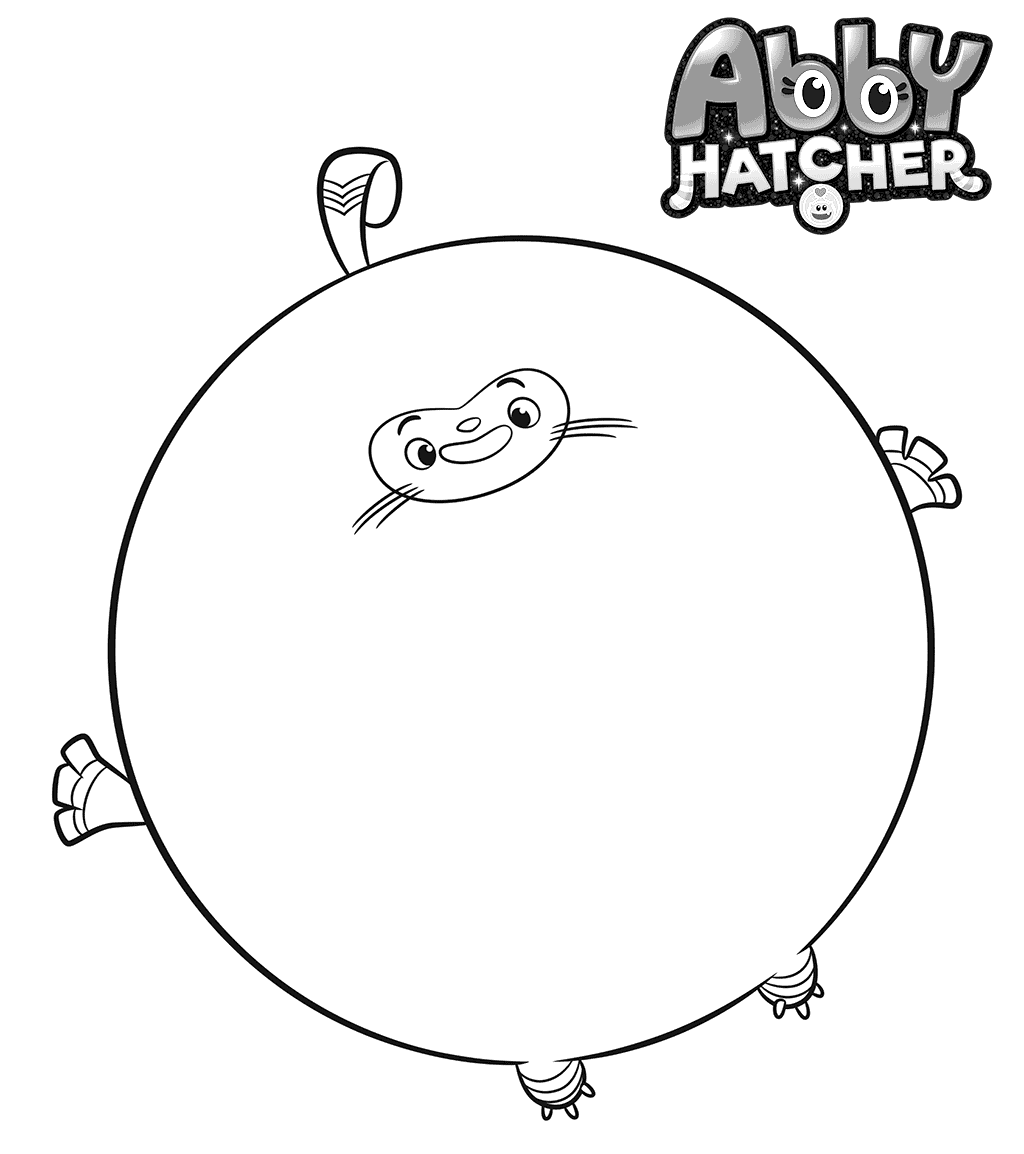 Round Teeny Terry Coloring Page