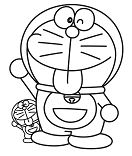 Doraemon 4 Página Para Colorear