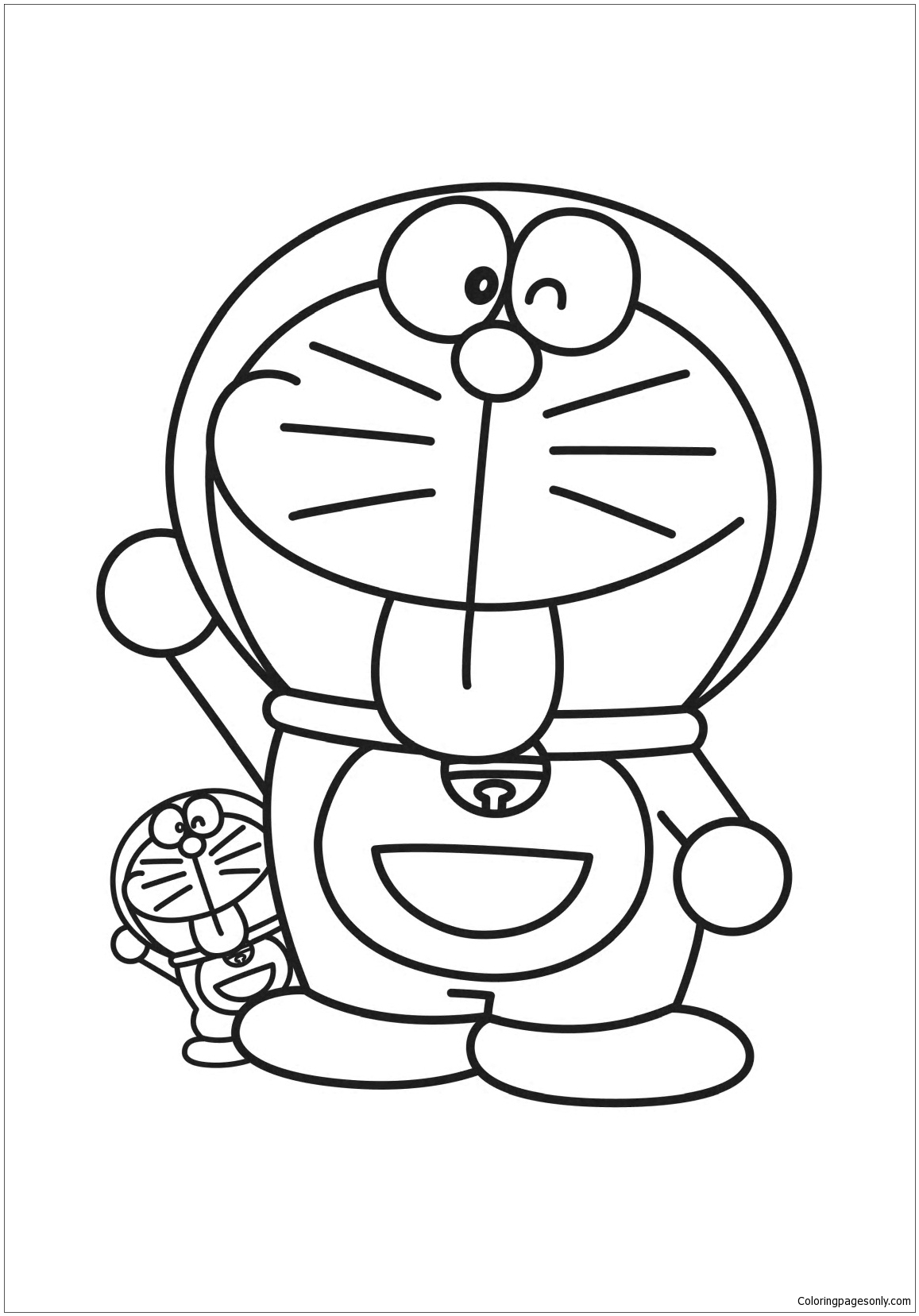 Doraemon 4 Kleurplaat