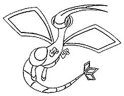 Flygon Pokemon Coloring Pages
