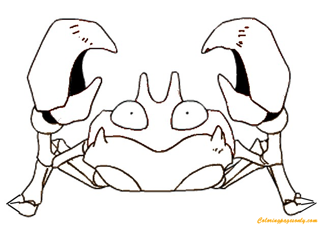 Krabby Pokemon Coloring Pages Cartoons Coloring Pages Coloring Pages For Kids And Adults