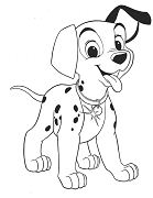 101 Dalmatians puppy Coloring Page