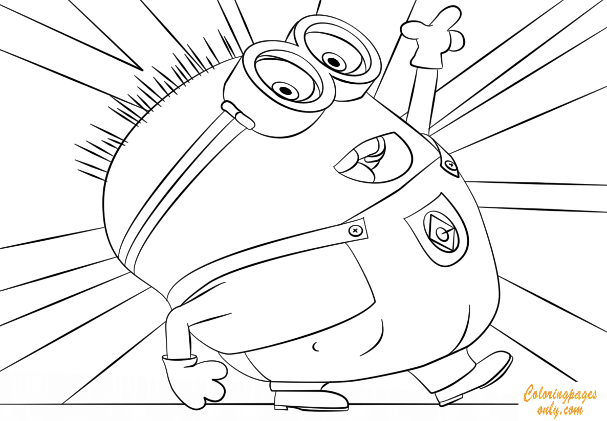 Uitgelezene Jerry From Minion Coloring Page - Free Coloring Pages Online MA-58