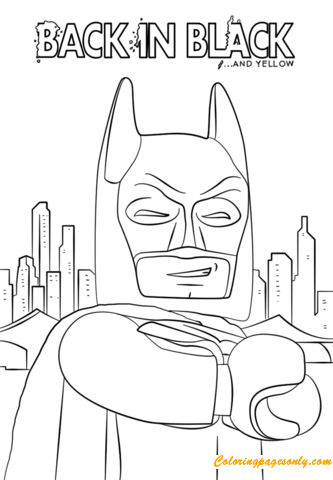 Lego Batman Back In Black Coloring Pages