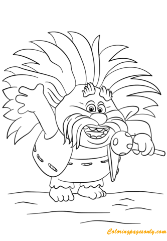 King Peppy Happy Coloring Page - Free Printable Coloring Pages