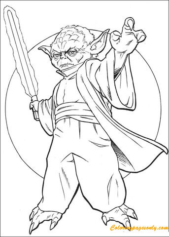 Legendarische Meester Yoda van Star Wars-personages
