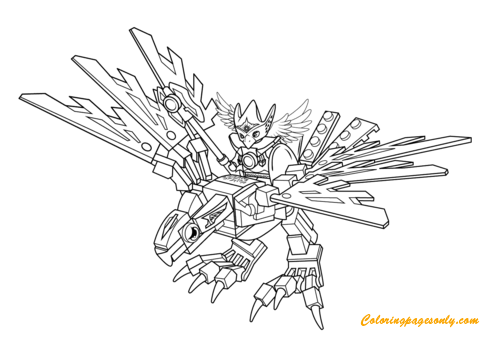 Lego Legends of Chima Eagle Beast Legend Coloring Pages - Toys and