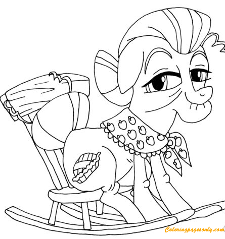 My Little Pony Granny Smith Coloring Pages - Cartoons Coloring Pages