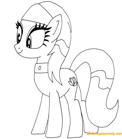 Lotus Blossom My Little Pony Coloring Page