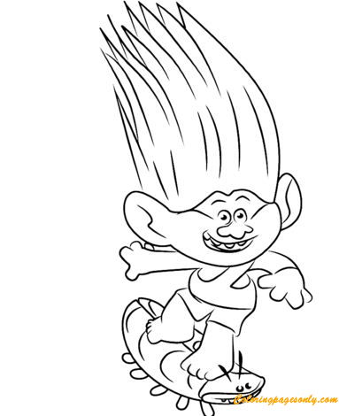 Aspen Heitz From Trolls Coloring Pages