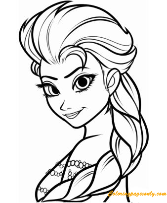 Elsa The Snow Queen Coloring Pages