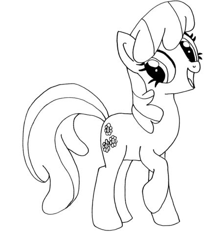 My Little Pony Cheerilee Coloring Page