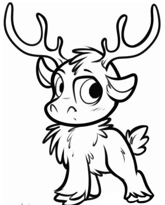 Sven As A Cub Coloring Page