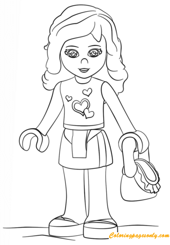 Olivia Lego Friends Coloring Pages