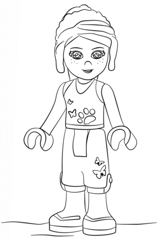 Mia Lego Friends Coloring Pages