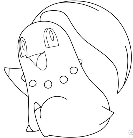 Chikorita Pokemon Coloring Page