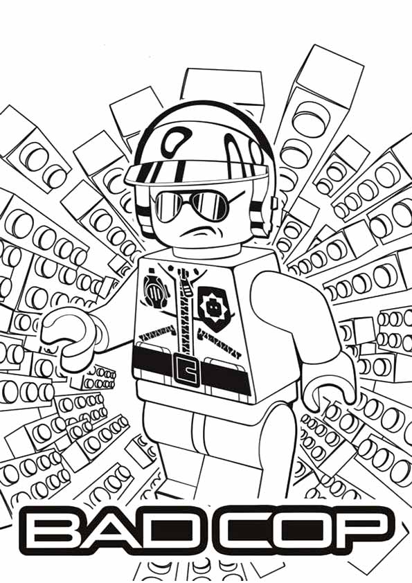 Lego Bad Cop Coloring Pages