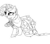 My Little Pony Rarity Coloring Page
