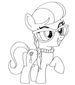 My Little Pony Silver Spoon Coloring Page
